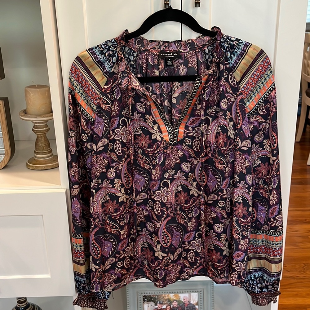 Current Air silky blouse. So pretty!!